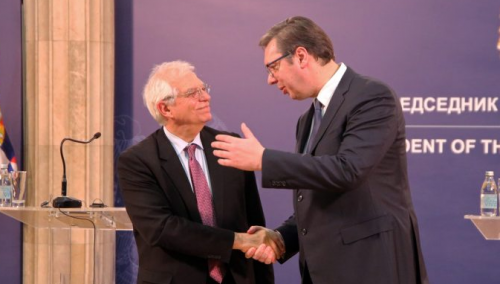 Borrell sa Vučićem, razgovarali i o izborima u BiH