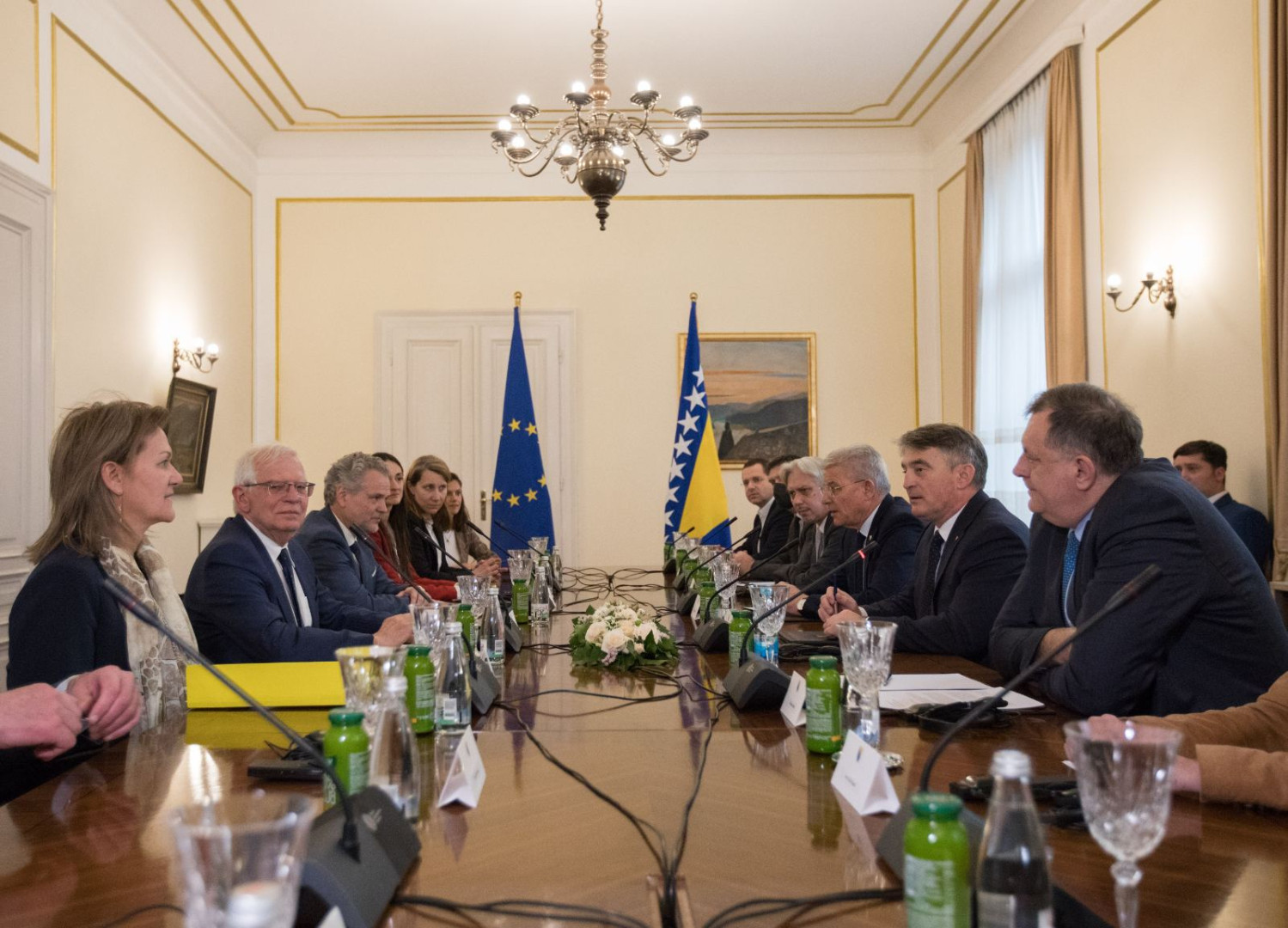 Borrell u Predsjedništvu, Dodik podržao EUFOR
