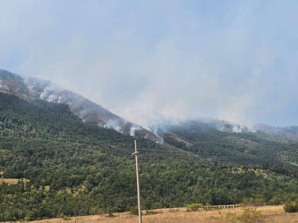 Bosansko Grahovo: Požar se spušta prema naseljima Podgreda i Peulje