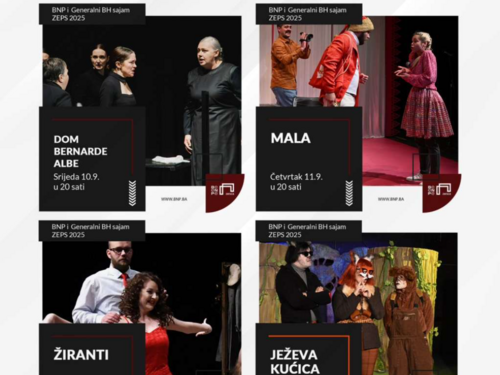 Bosansko narodno pozorište Zenica otvara sezonu u saradnji za ZEPS-om