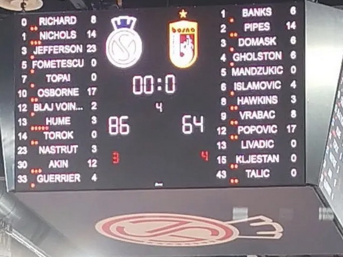 Bosna BH Telecom poražena od Oradee u pripremnom meču