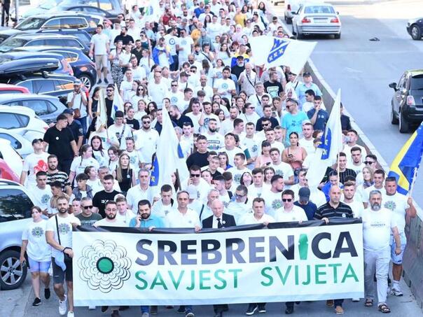 Bošnjačko nacionalno vijeće Sjeverne Makedonije organizovalo komemorativni 'Marš za Srebrenicu'