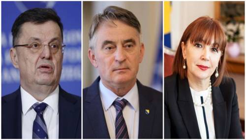 Božićne čestitke Tegeltije, Komšića, Mahmutbegović