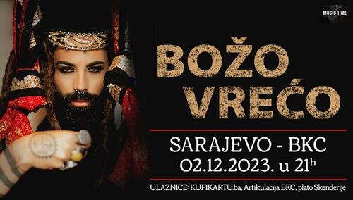 Božo Vrećo ponovo u BKC-u u Sarajevu
