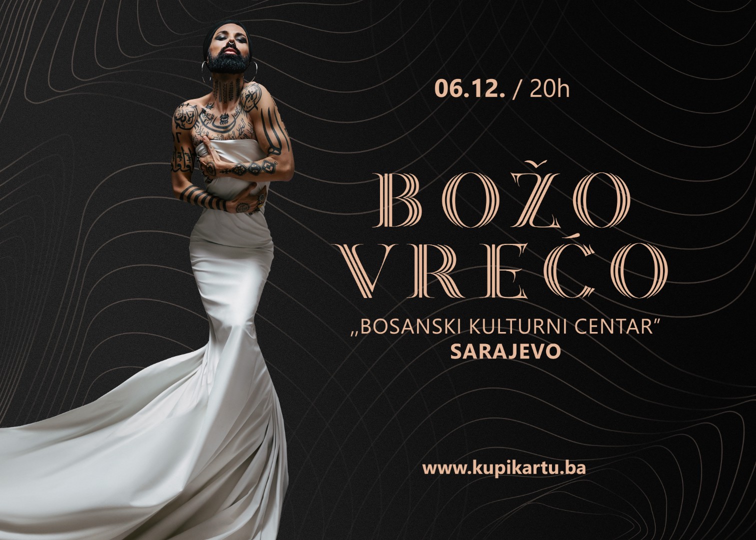 Božo Vrećo ponovo će zasjati na pozornici sarajevskog BKC-a