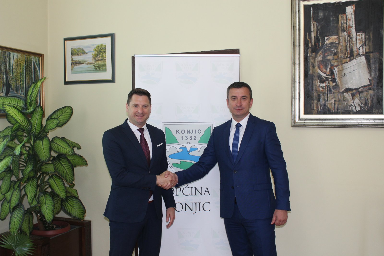Božović i Ćatić o nastavku saradnje Konjica i Tivta