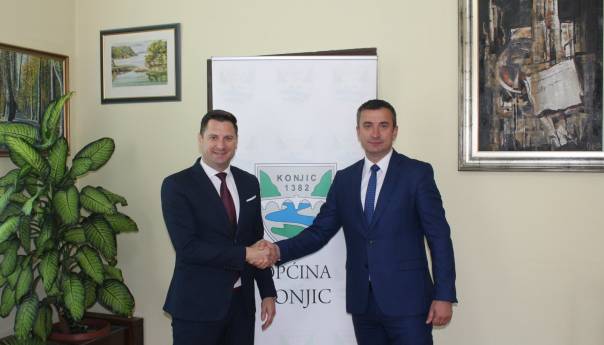 Božović i Ćatić o nastavku saradnje Konjica i Tivta