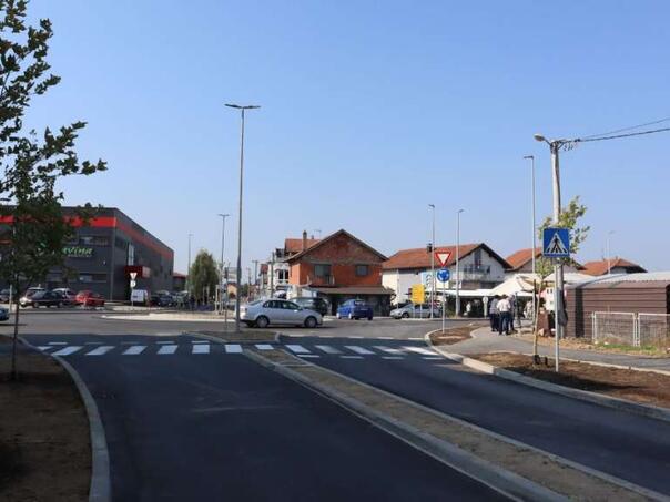Brčko: Izvode se završni radovi na kružnom toku "Klanac"