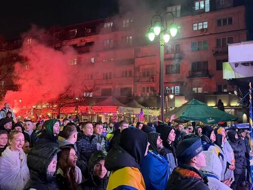Brčko ponovo uz Zmajeve: Javno praćenje baraža na Trgu mladih