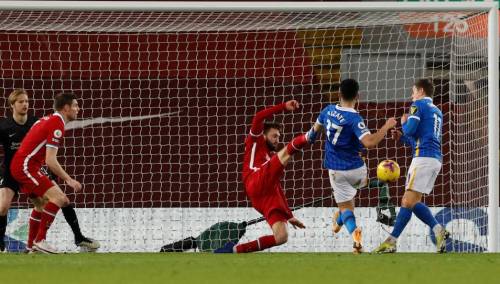 Brighton porazio Liverpool, Lingard briljirao na debiju