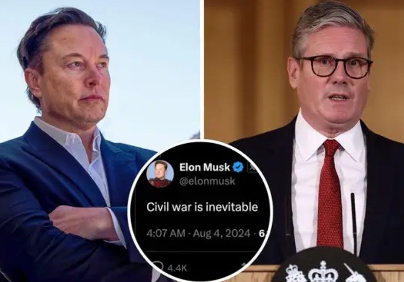 Britanski premijer isprozivao Muska zbog izjave da je građanski rat neizbježan