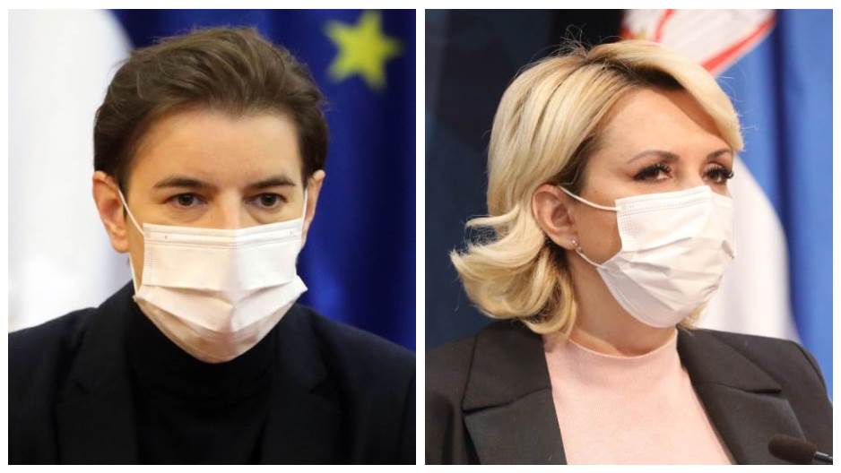 Brnabić i Kisić-Tepavčević će se sutra vakcinisati protiv koronavirusa