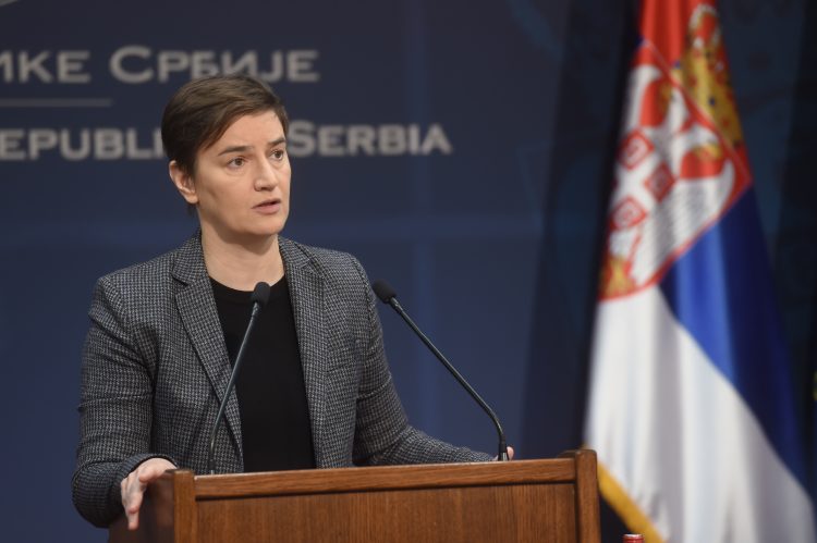 Brnabić: Jedino važno je obećanje SAD-a da će se krenuti s formiranjem ZSO