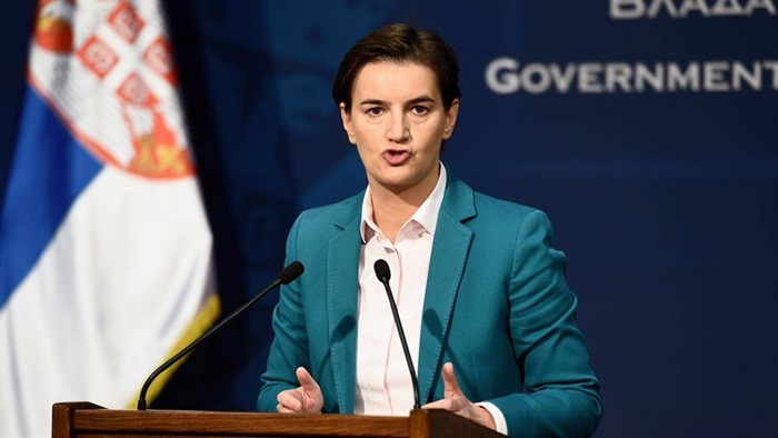 Brnabić: Ne isključujem mogućnost da Srbija večeras uvede najteže mjere