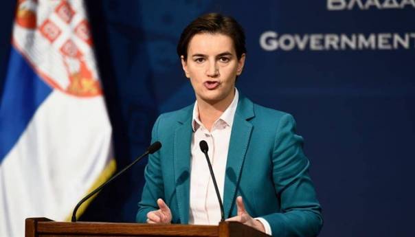 Brnabić: Ne isključujem mogućnost da Srbija večeras uvede najteže mjere