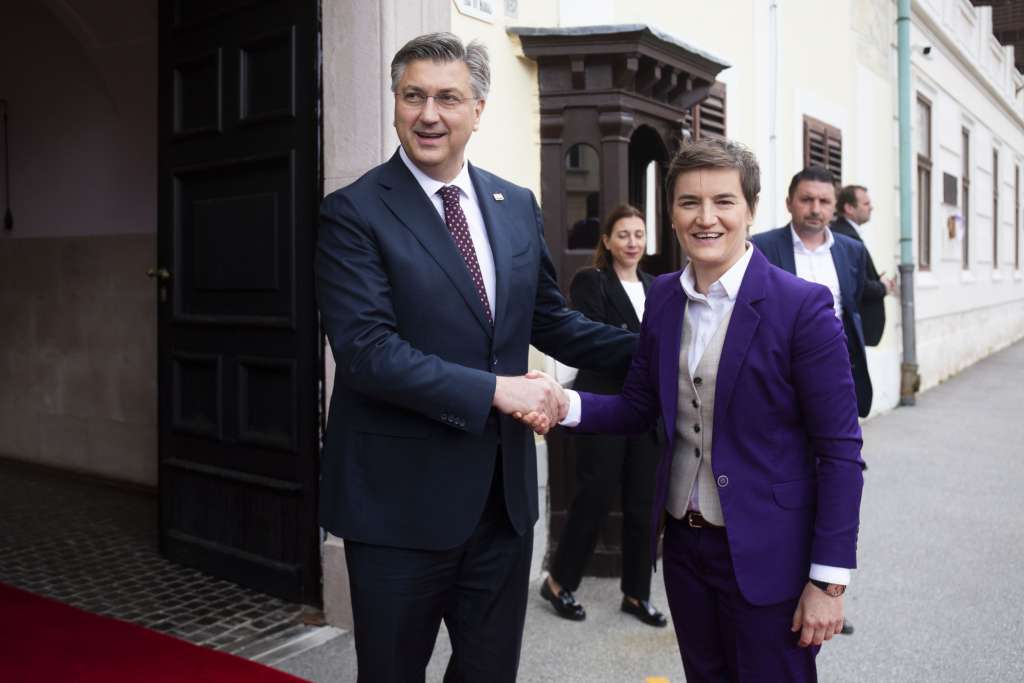 Brnabić: Odnosi Hrvatske i Srbije teški, ali napravljen je iskorak