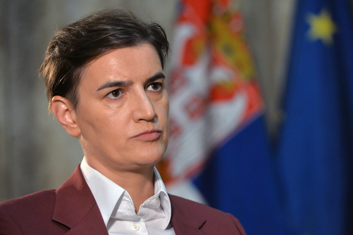 Brnabić optužila Bruxelles za licemjerstvo zbog odnosa prema Kosovu