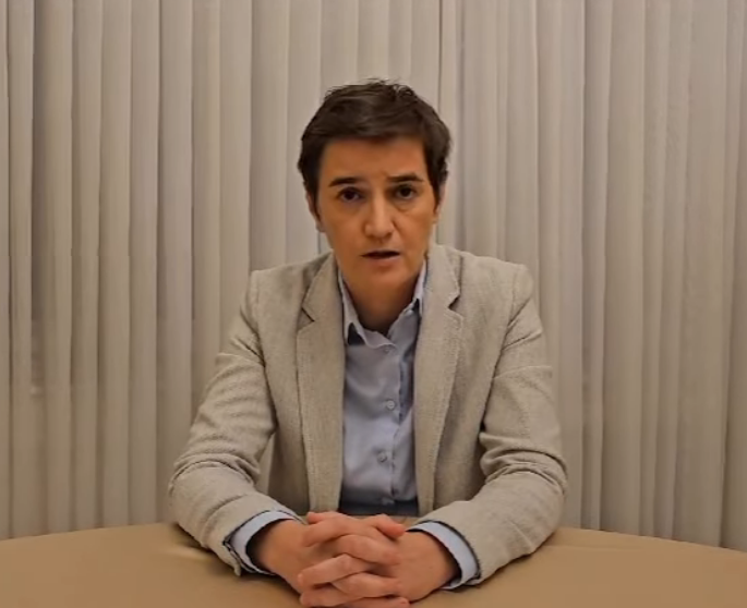 Brnabić razgovarala sa Vučićem o mjerama povodom situacije na Kosovu