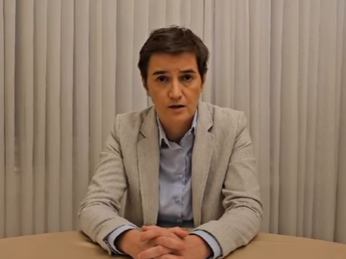 Brnabić razgovarala sa Vučićem o mjerama povodom situacije na Kosovu