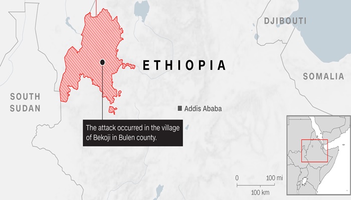 Broj ubijenih u napadu u zapadnoj Etiopiji porastao na 222