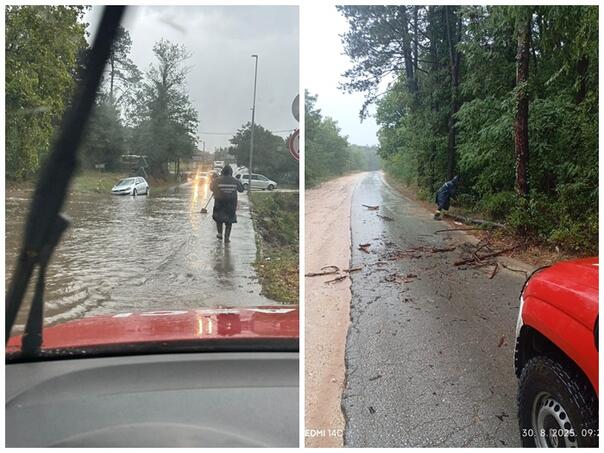 Brojni problemi zbog kiše u Hercegovini, vatrogasci imali pune ruke posla