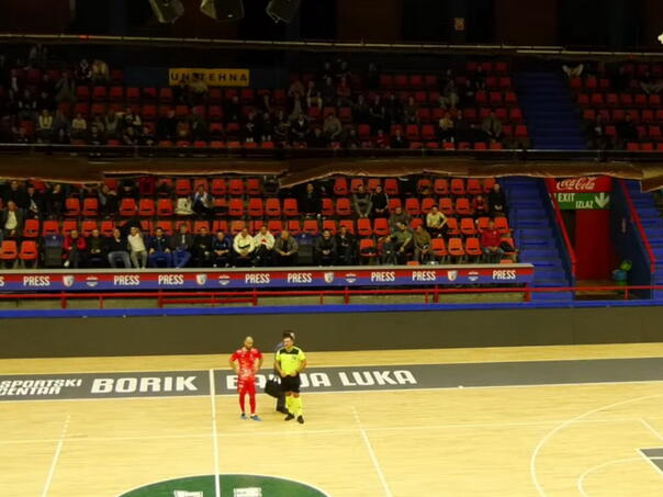 Brutalan napad na goste iz Cazina u dvorani "Borik": Uhapšene dvije osobe