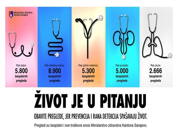 Pušteno dodatnih 660 prijava za besplatne skrining preglede grlića materice (HPV)