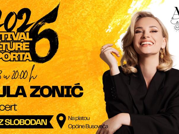 Busovača slavi uz Šejlu Zonić: Veliki koncert za kraj Festivala kulture i sporta