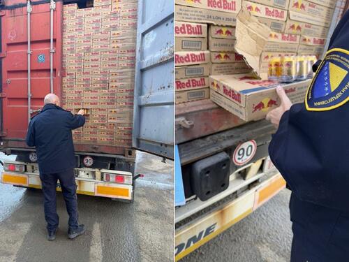 Gradiška radi: Zaplijenjeno 69.600 limenki krivotvorenog Red Bulla