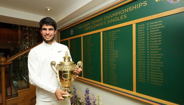 CARLOS ALCARAZ - ŠAMPION WIMBLEDONA