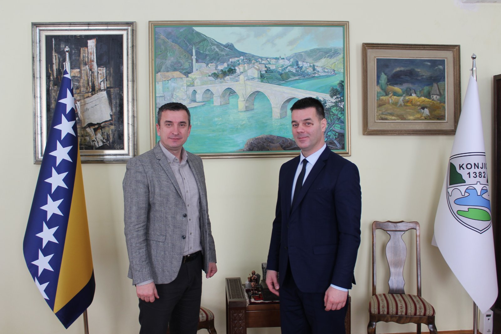 Ćatić i Šabanović o zajedničkim problemima Konjica i Jablanice