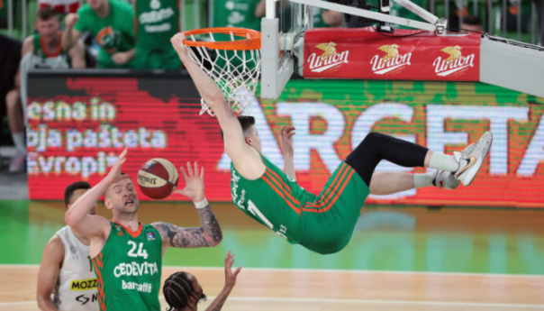 Cedevita Olimpija izjednačila protiv Partizana: Odličan učinak Amara Alibegovića