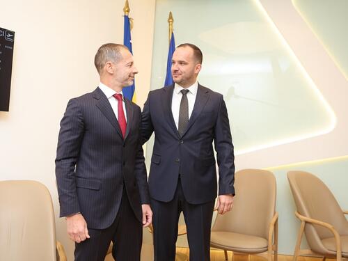 Čeferin u Sarajevu: Mislim da bi svi trebali da navijaju za Borac