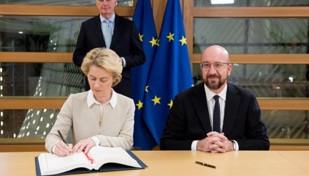 Čelnici Evropske unije danas potpisali sporazum o Brexitu
