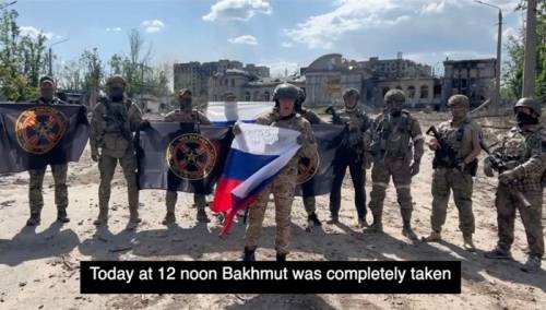 Čestitam Jevgenij, postavio si zastavu u Bahmut, sad si okružen