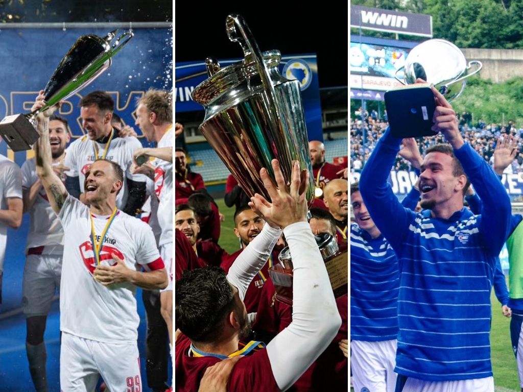 Četiri kluba, sedam pehara: Evo ko je osvajao trofeje u BiH ove sezone