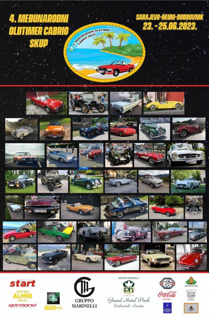Četvrti Međunarodni oldtimer cabrio skup širi dobre vibracije