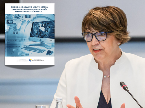 CIK BiH nabavlja sistem za biometrijsku identifikaciju birača i skeniranje listića