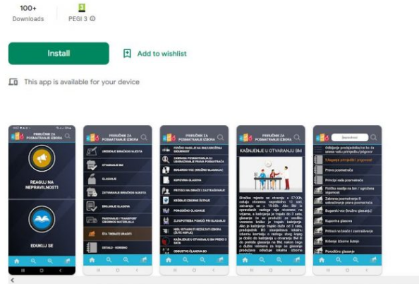 CIK BiH podržao korištenje aplikacije za mobilne telefone koju mogu koristiti posmatrači i građani