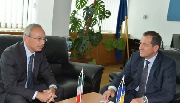 Cikotić i Di Ruzza o nastavku saradnje BiH i Italije u oblasti sigurnosti