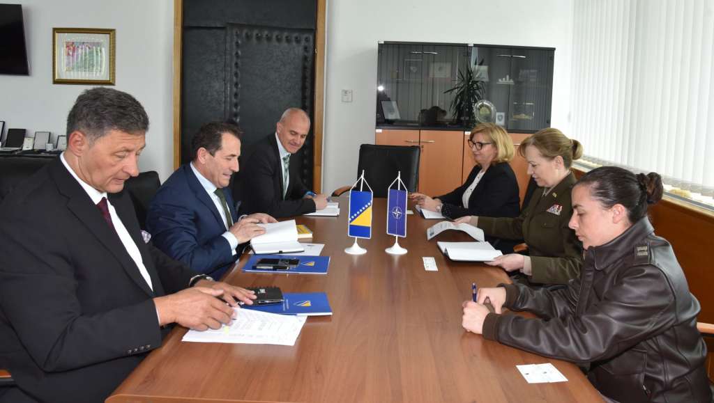 Cikotić i McGaha o sigurnosnoj situaciji u BiH i jačanju saradnje sa NATO štabom
