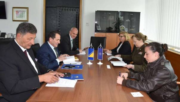 Cikotić i McGaha o sigurnosnoj situaciji u BiH i jačanju saradnje sa NATO štabom