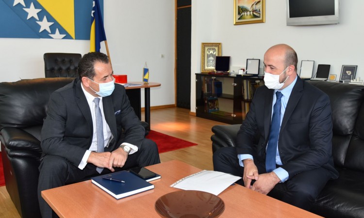 Cikotić sa ambasadorom BiH u S. Arabiji Jusićem