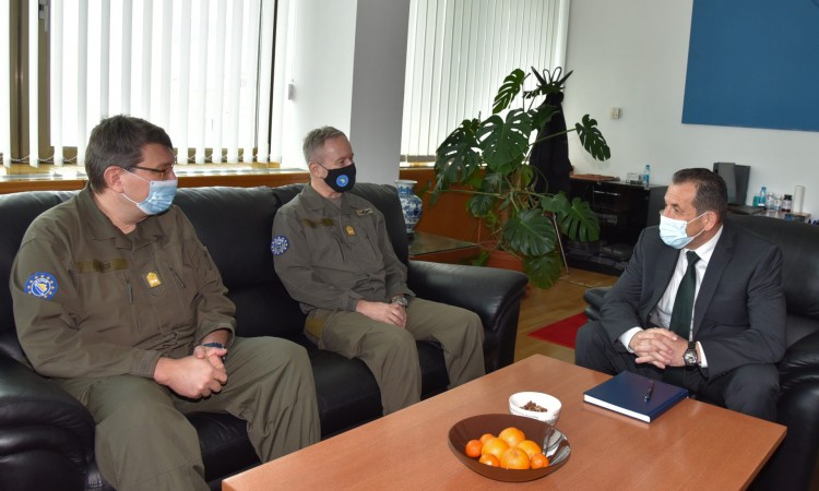 Cikotić s generalima Trischakom i Platzerom o saradnji na evropskom putu BiH