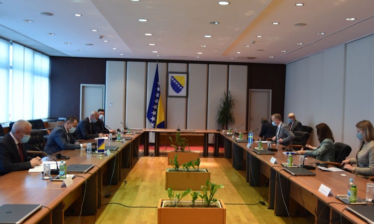 Cikotić s ministrima Kraljevine Švedske Damberg i Linde