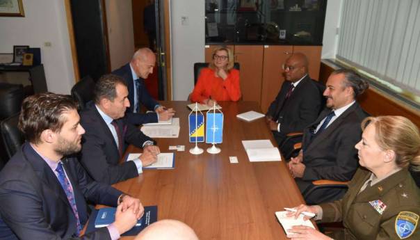 Cikotić sa delegacijom NATO tima: Podrška izgradnji kapaciteta institucija BiH