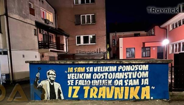 Ćiro Blažević dobio mural u Travniku uz legendarnu izjavu