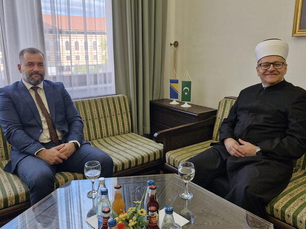 Član Komisije za dodjelu menšure novoizabranom reisu-l-ulemi posjetio muftiju mostarskog