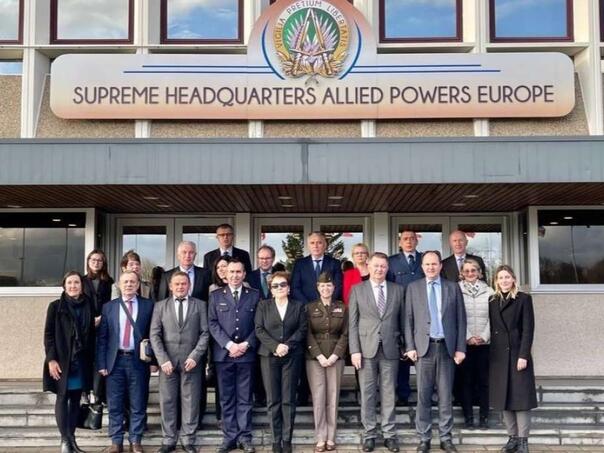 Članovi delegacije PSBiH posjetili Štab Vrhovne komande NATO-a SHAPE u Monsu