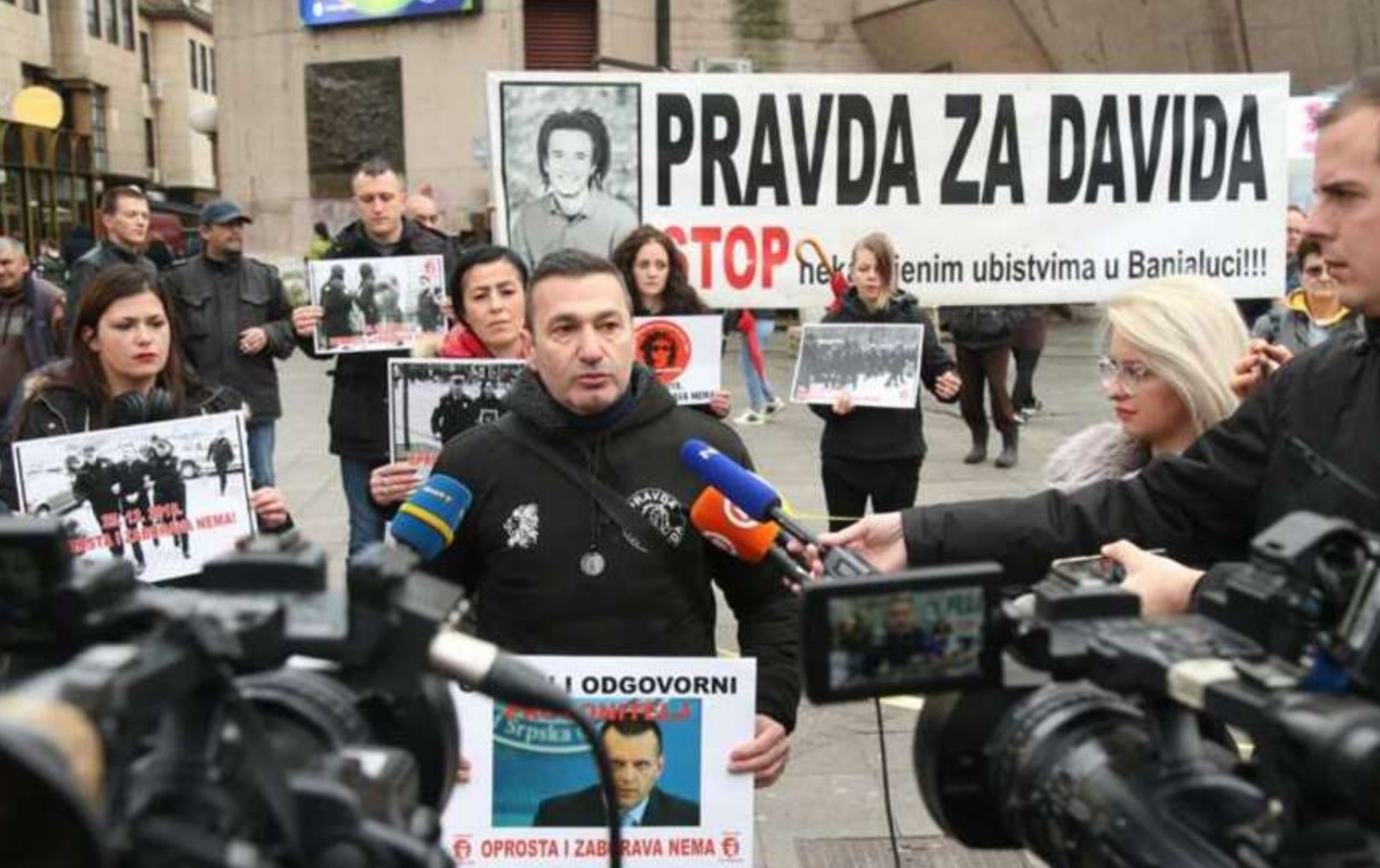 Članovi grupe "Pravda za Davida" obilježili treću godinu od političke represije